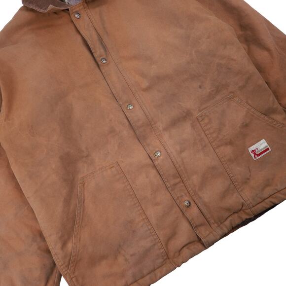 Vintage Woodsman Canvas Work Jacket. Features quilted liner - Picture 3 of 13